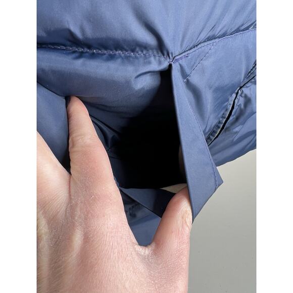 Vintage Eddie Bauer Blue Puffer Zip Vest Outdoor Men’s Size Medium - Picture 5 of 13